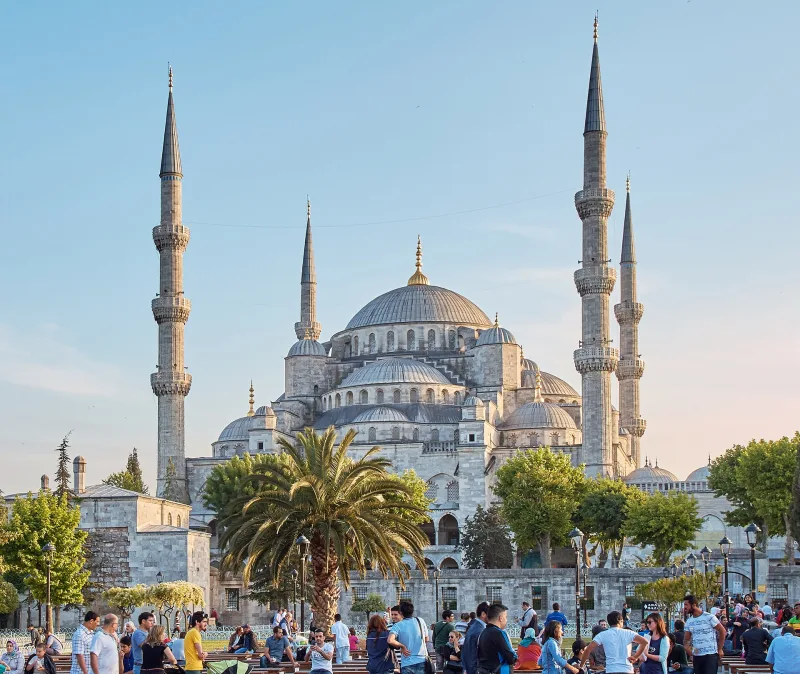 Голубая мечеть (Sultan Ahmet) — шедевр Стамбула и ЮНЕСКО