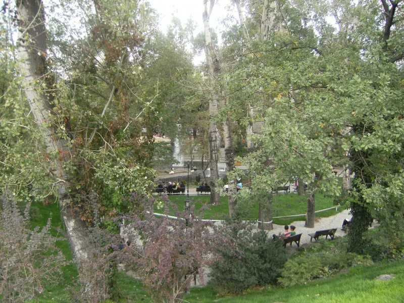 Parque Kuğulu — cisnes no centro de Ancara